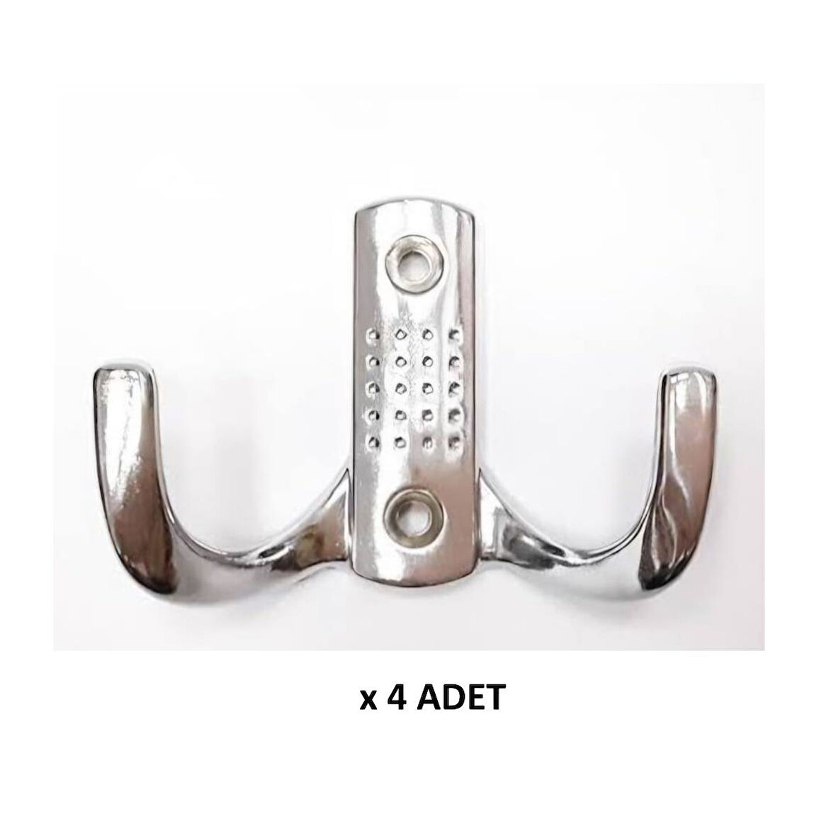 Kenzlife elbise banyo askılığı krom metal  askı askılık 4 adet