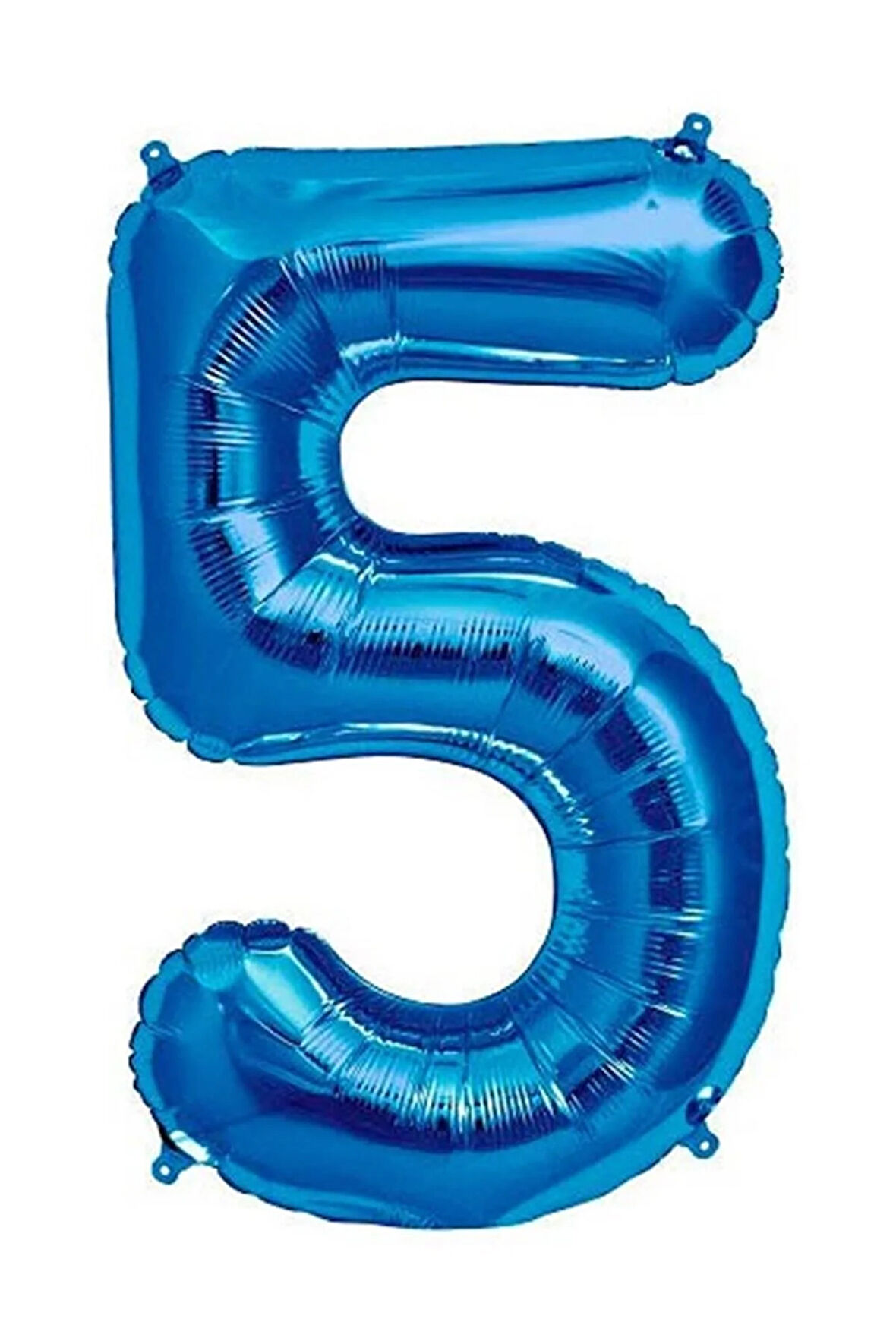Rakam Mavi Folyo Balon 34 inç
