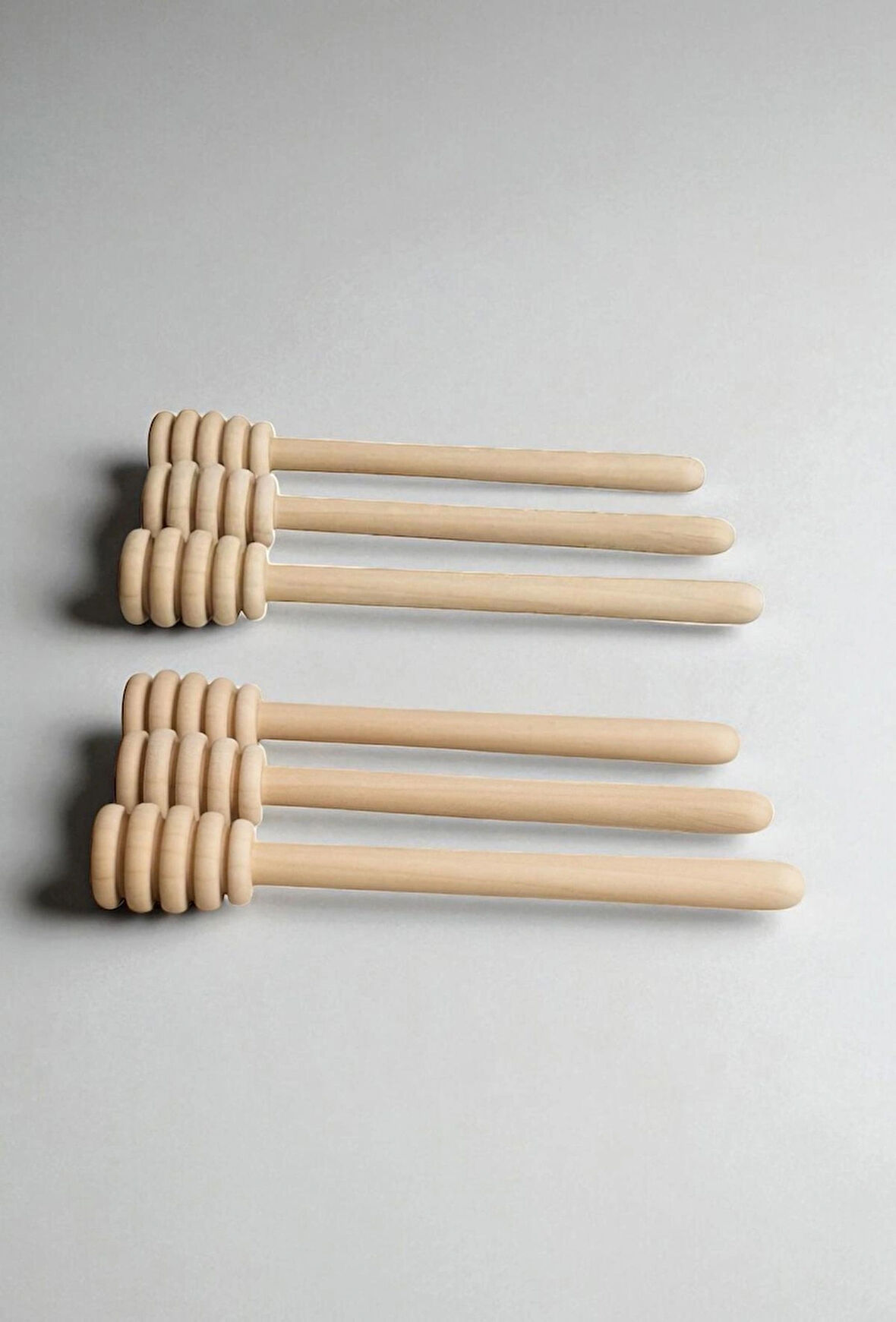 14 cm Ahşap Bal Kaşığı Tekli Bal Servis Aparatı