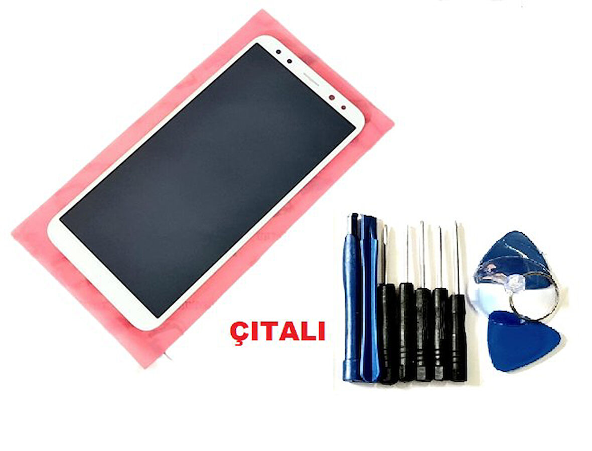 Huawei Uyumlu MATE 10 Lite Lcd Ekran Dokunmatik (ÇITALI TAMİR SETİ) BEYAZ