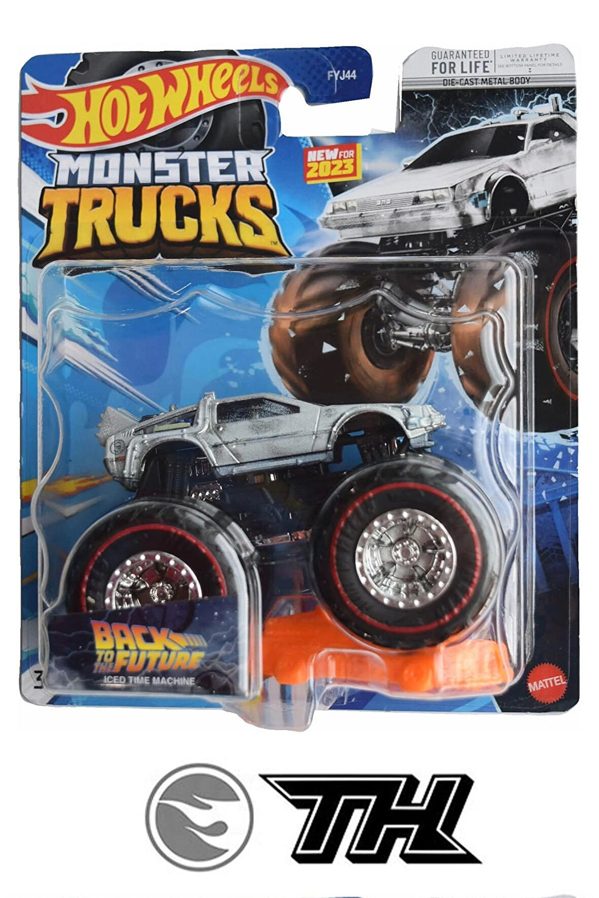 Monster Trucks Back to The Future Iced Time Machine - Treasure Hunt (1/64)