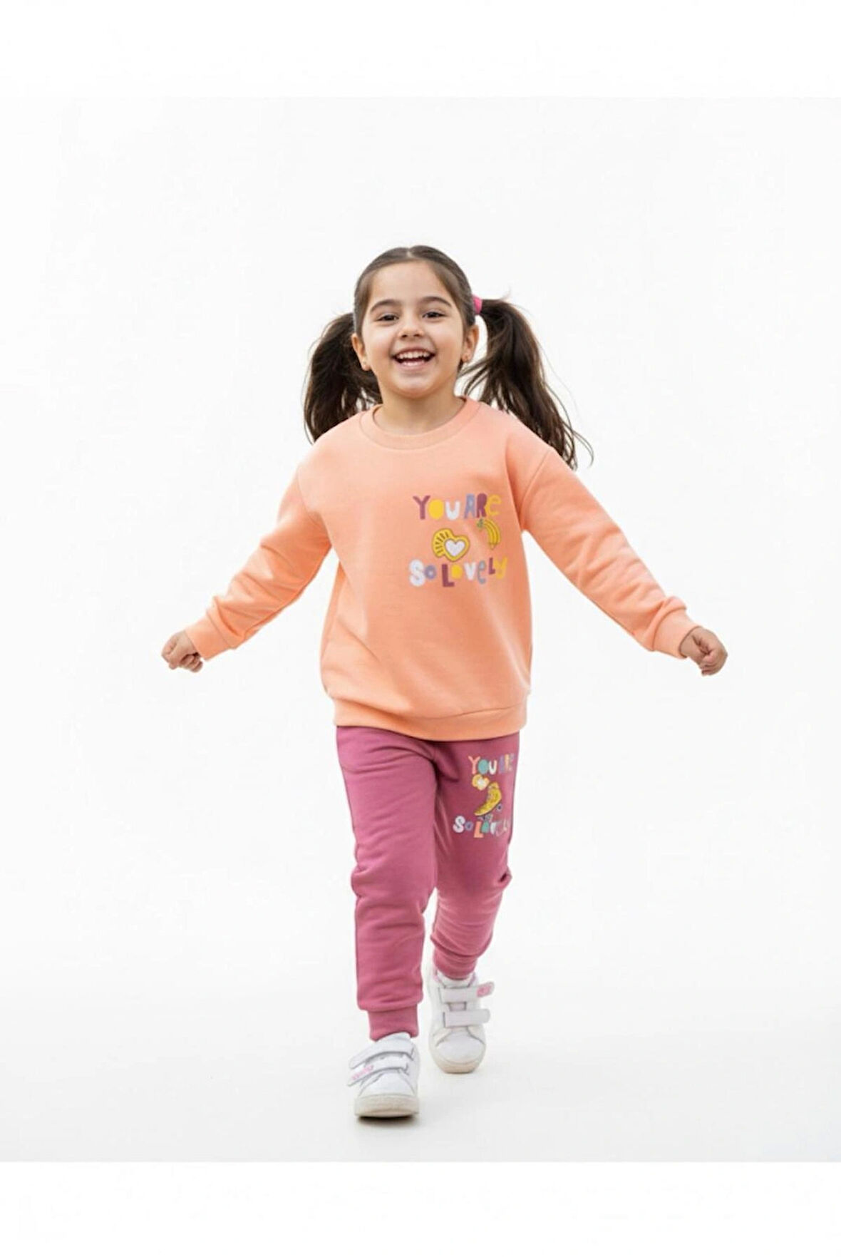 KIZ ÇOCUK % 100 PAMUKLU 2'Lİ ALT - ÜST TAKIM 