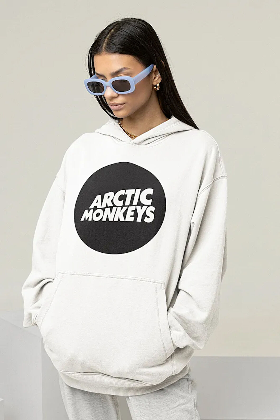 Arctic Monkeys Baskılı Unisex Oversize Müzik Grubu Hoodie