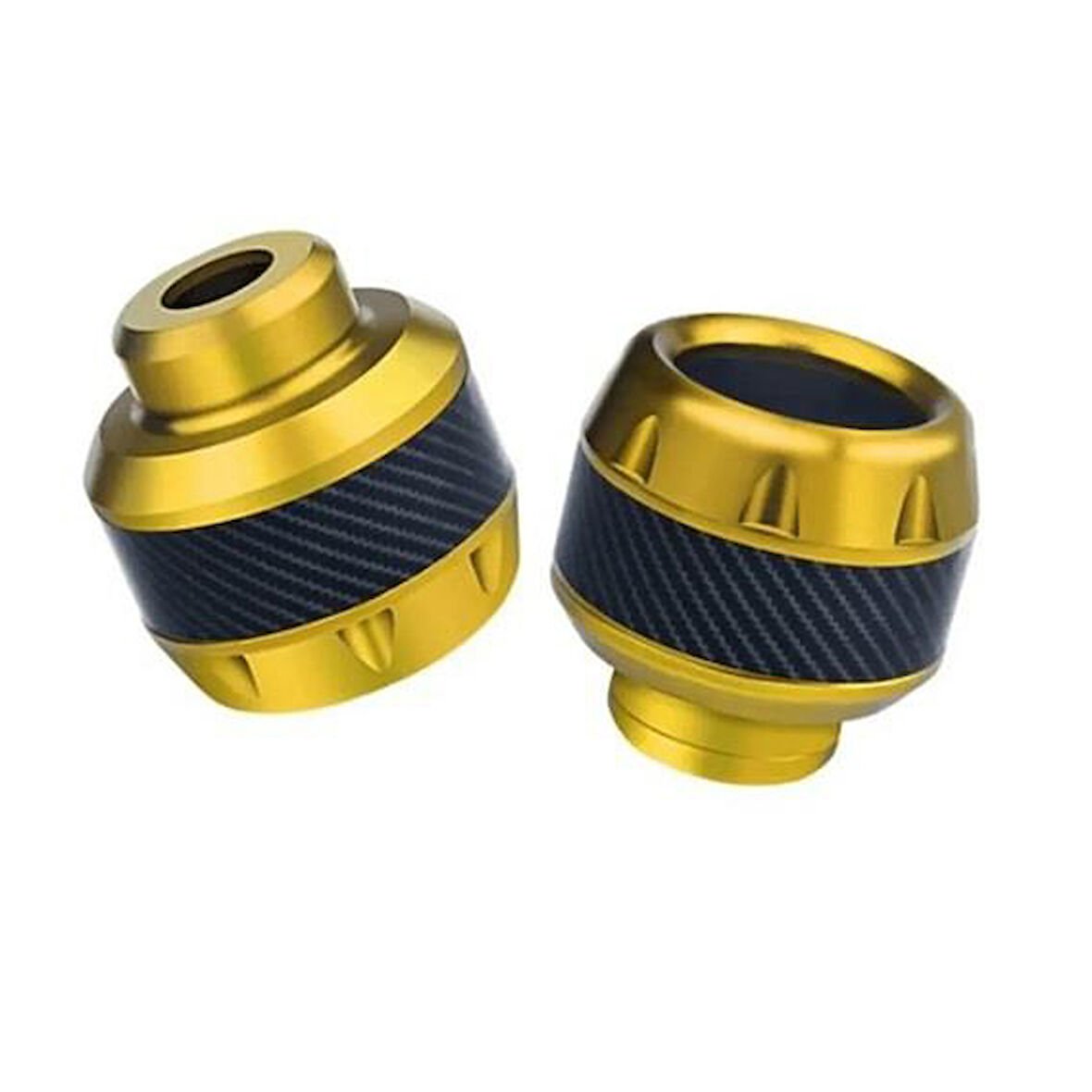 Motosiklet Teker Koruma Takozu 2'li Gold