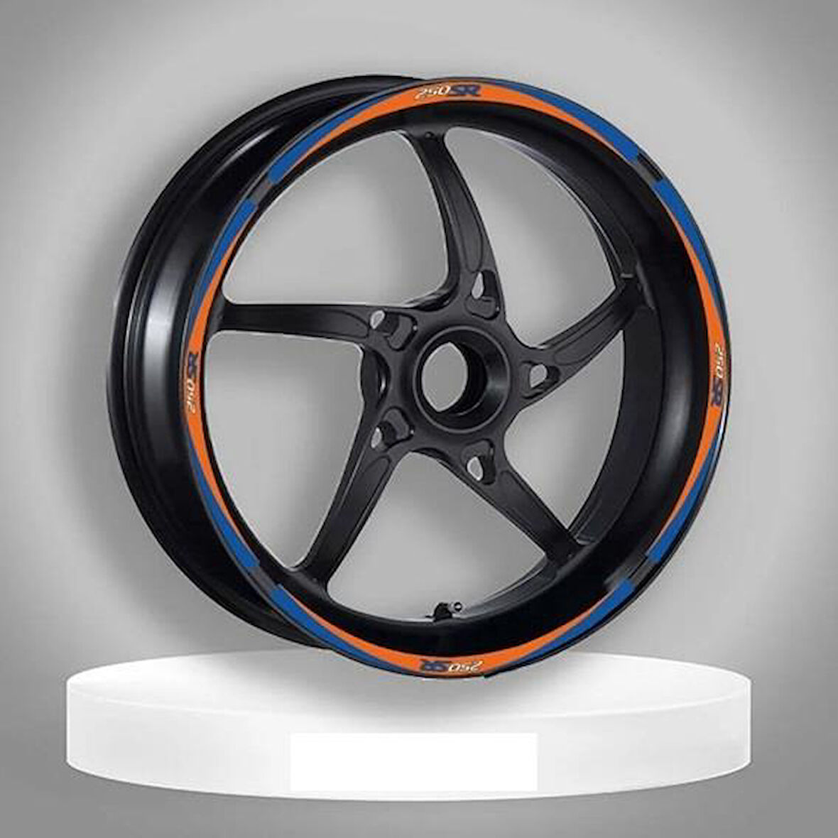 Gogo Jant Şeridi CF Moto 250SR 2020-2024 Mavi/Turuncu