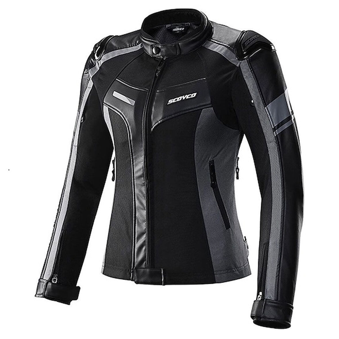 Scoyco JK152W 4 Mevsim Kadın Motosiklet Montu Gri