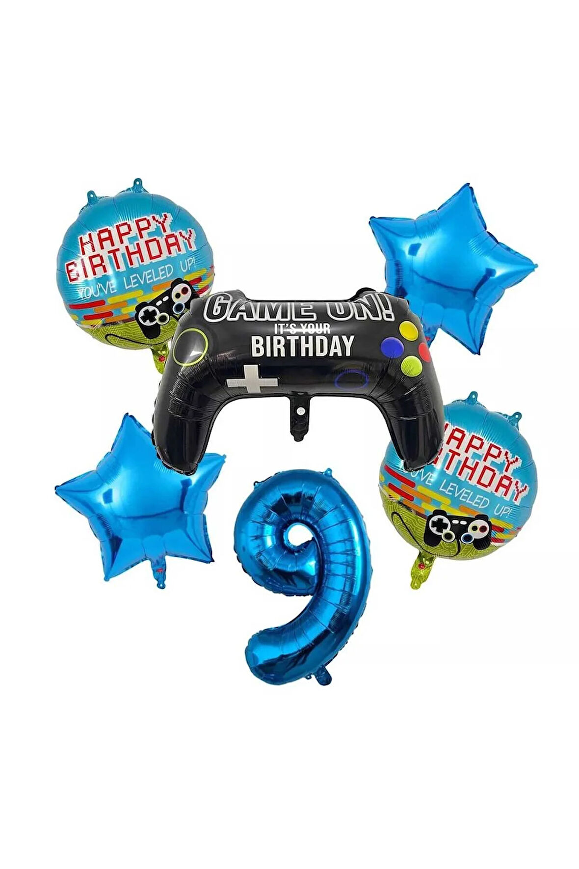 OYUNCU KONSOLU FOLYO YAŞ BALON SET