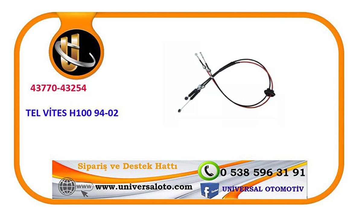 TEL VİTES H100 94-02 / 43770-43254