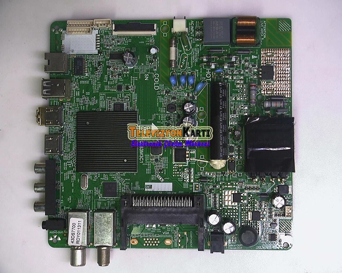 Dijitsu 43DS7700 Main Board 6683M3C1 K430WDD1