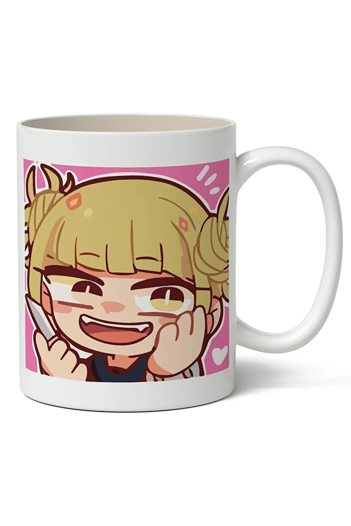 My Hero Academia Toga Avatar Anime Temalı Beyaz Kupa Premium Bardak Porselen