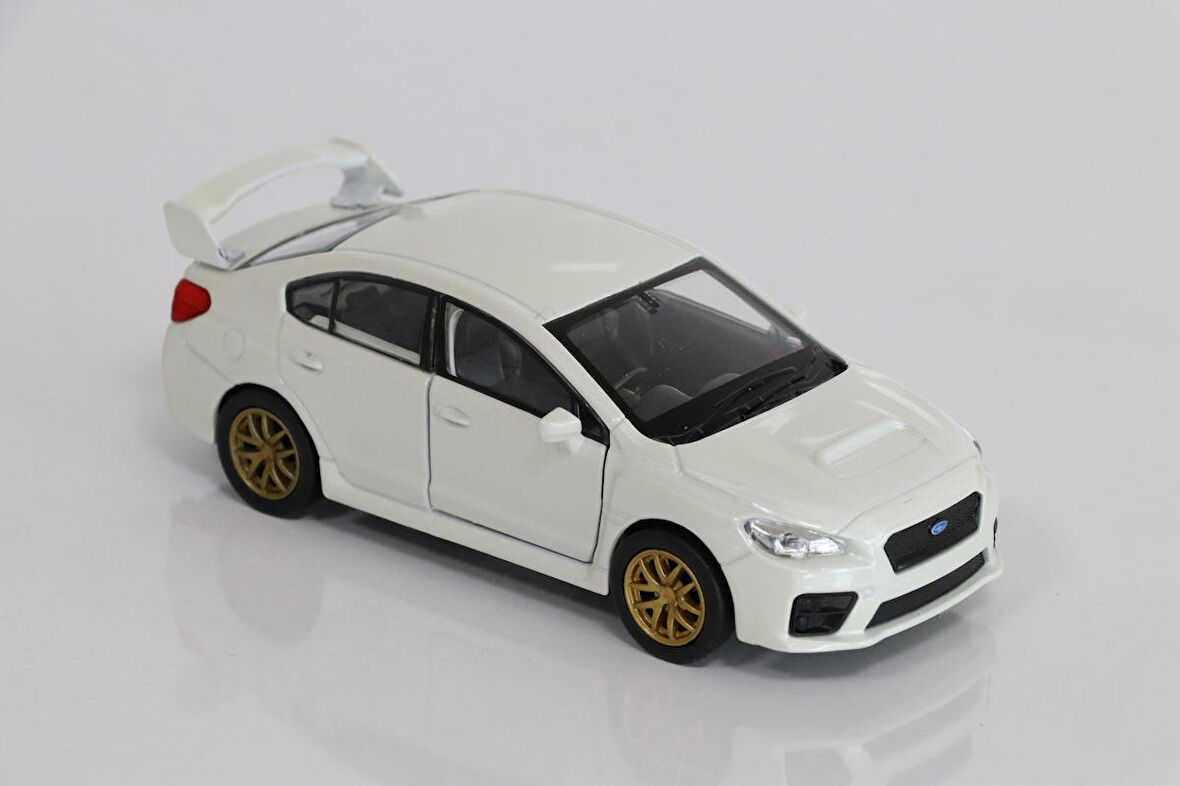 Welly 1:36 Subaru İmpreza Wrx Diecast Model Araba Beyaz