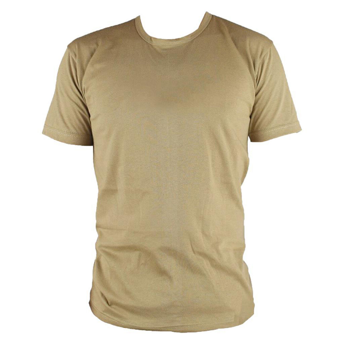 Single Sword Acemi&Bedelli Asker Fanila ve Erkek Atlet %100 Pamuk BEJ-2XL-KISA KOL