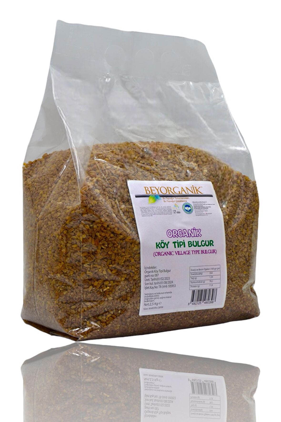 Organik Bulgur Köy Tipi 2,5kg