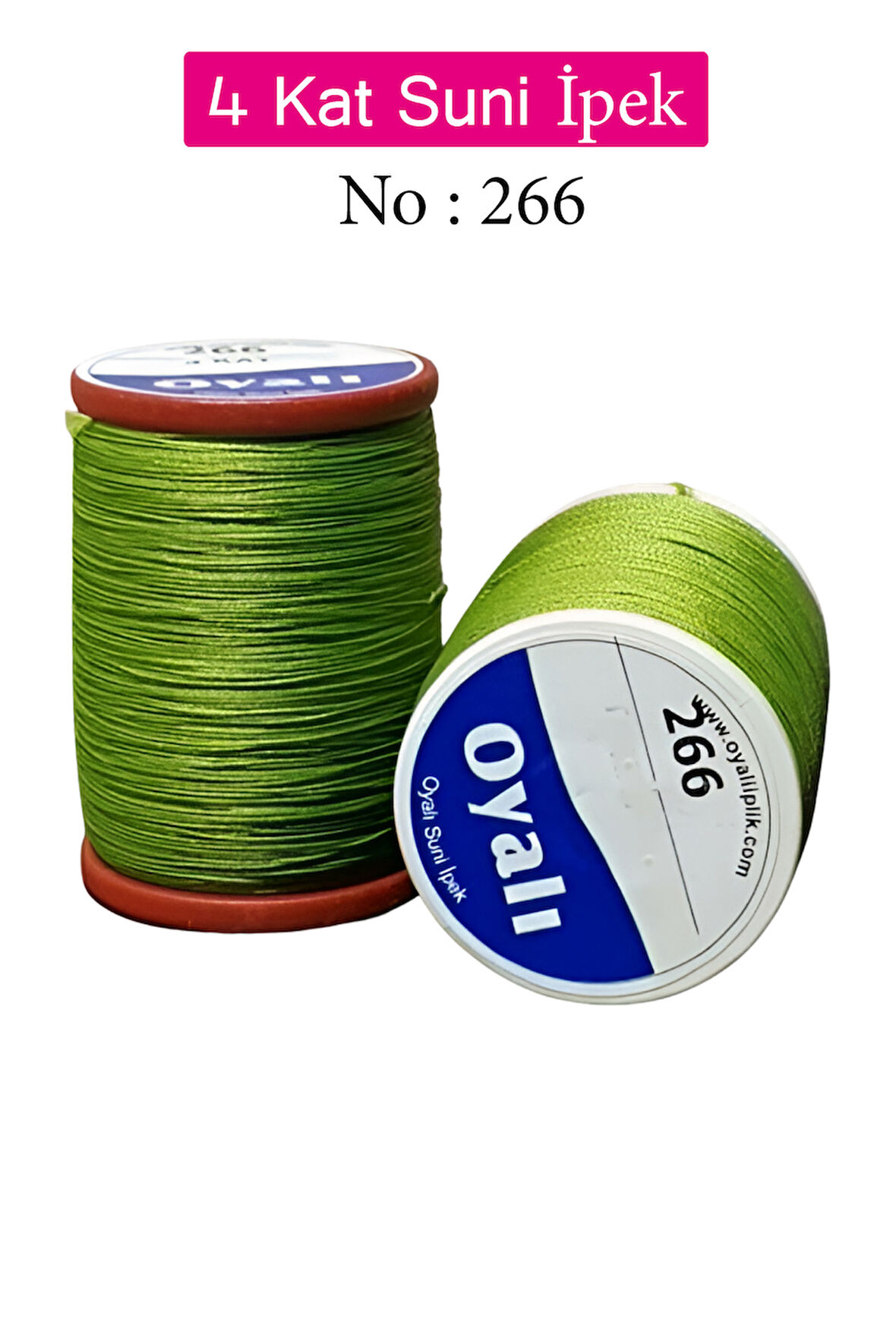 Oyalı 4 Kat Suni İpek İplik İğne Oyası Boncuk İpi Tığ Oyası No:266