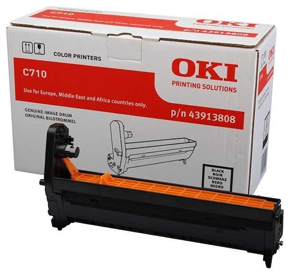 Oki C710 (43913808) Siyah Orjinal Drum Ünitesi