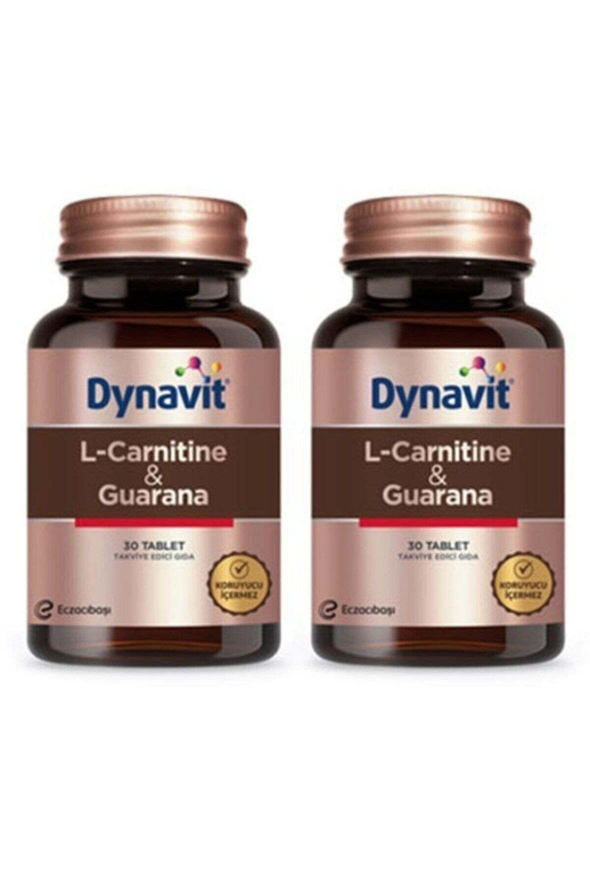 Dynavit L-carnitine + Guarana 30 Tablet - 2 Adet