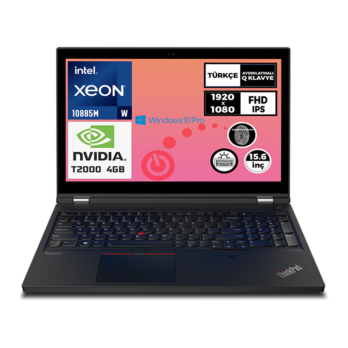 Lenovo MWS ThinkPad P15 G1 Xeon W-10885M vPro 16GB 512GB SSD 4 GB T2000 15.6" FHD W10P 20STS1HLTX