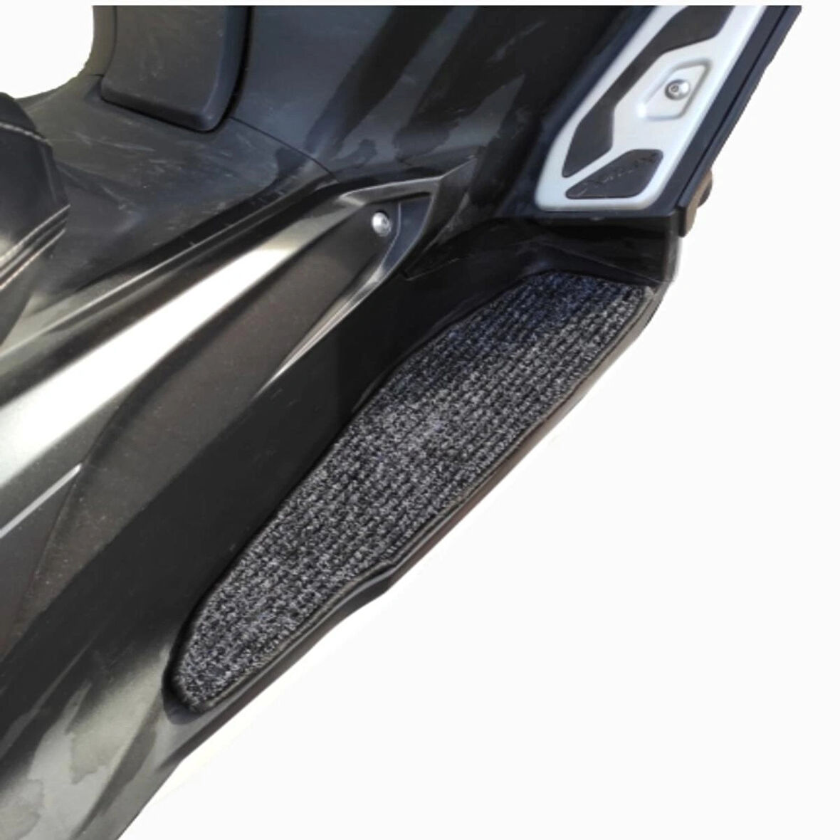 Motosiklet Aksesuar Koruyucu Paspas Falcon C Max 155 Uyumlu Siyah Kenar Overlok