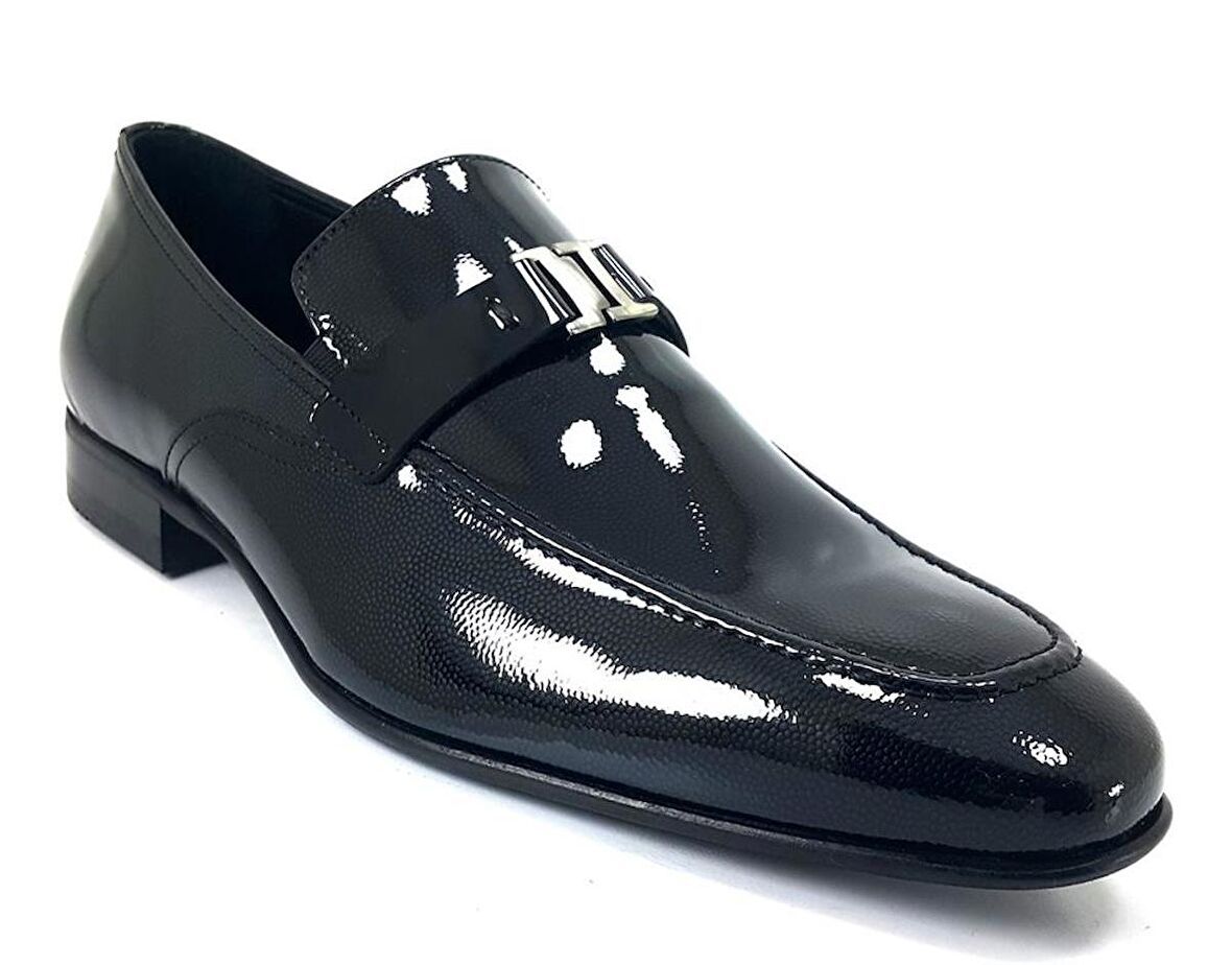 Libero 3700 23YA Klasik Erkek Ayakkabı Siyah Rugan