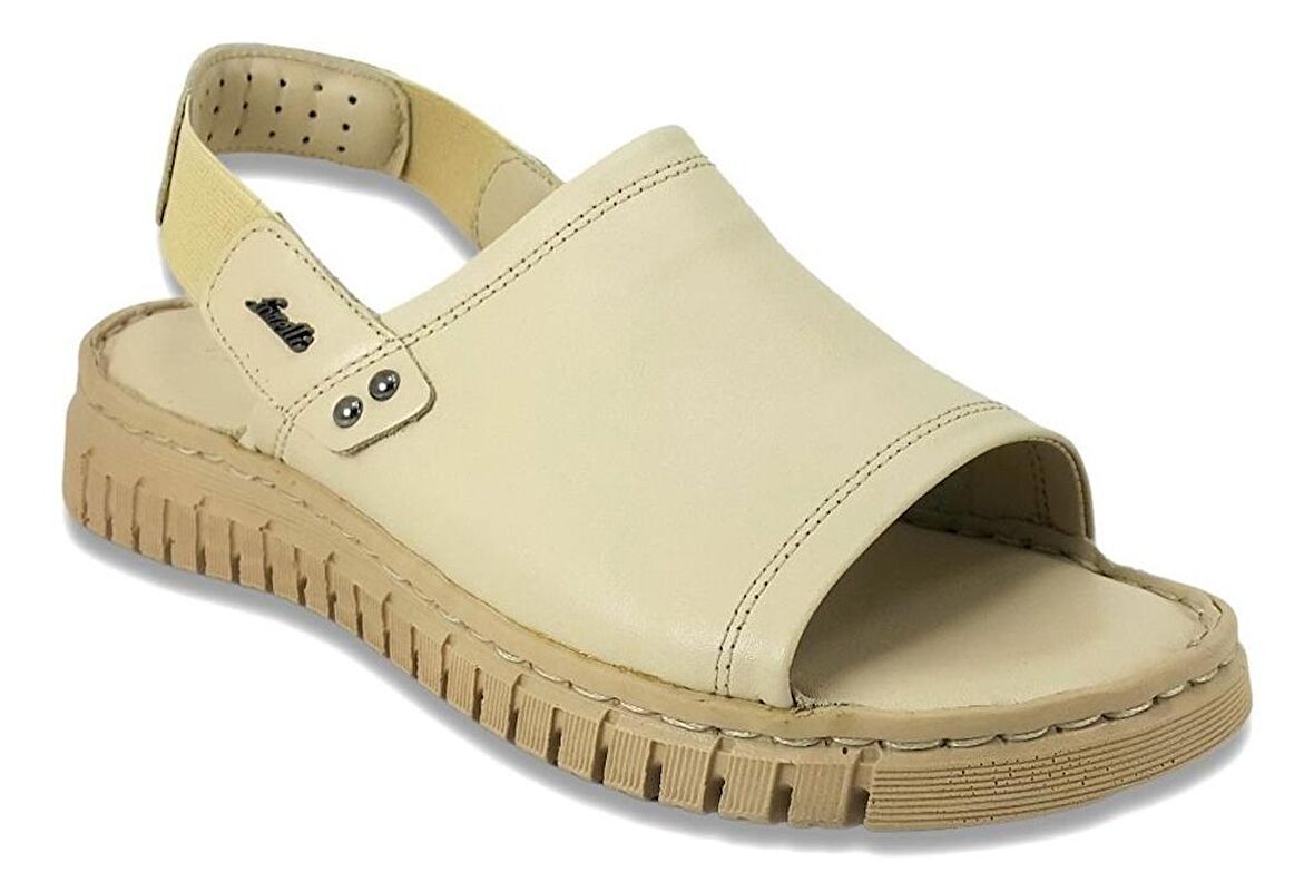 Forelli 38501 23YS Anatomik Günlük Bayan Sandalet Bej