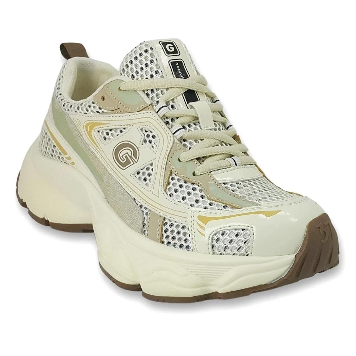 Guja 459 24YA Kadın Sneaker Günlük Spor Ayakkabı - Bej