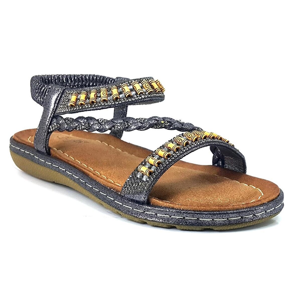 Guja 15218 24YS Kadın Günlük Sandalet - Gri