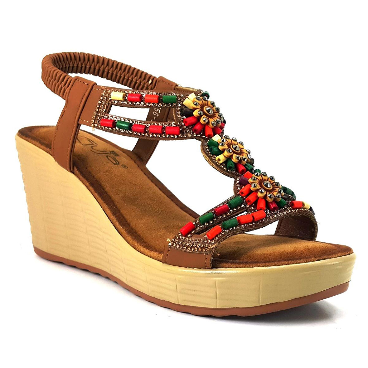 Guja 1563 24YS Kadın Günlük Sandalet - Camel