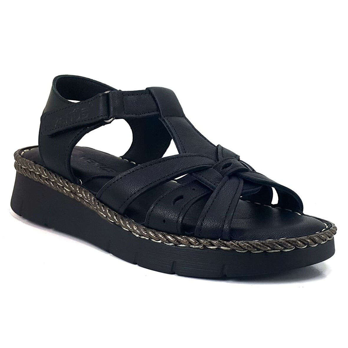 Venüs 23028003 24YS Kadın Günlük Sandalet - Siyah