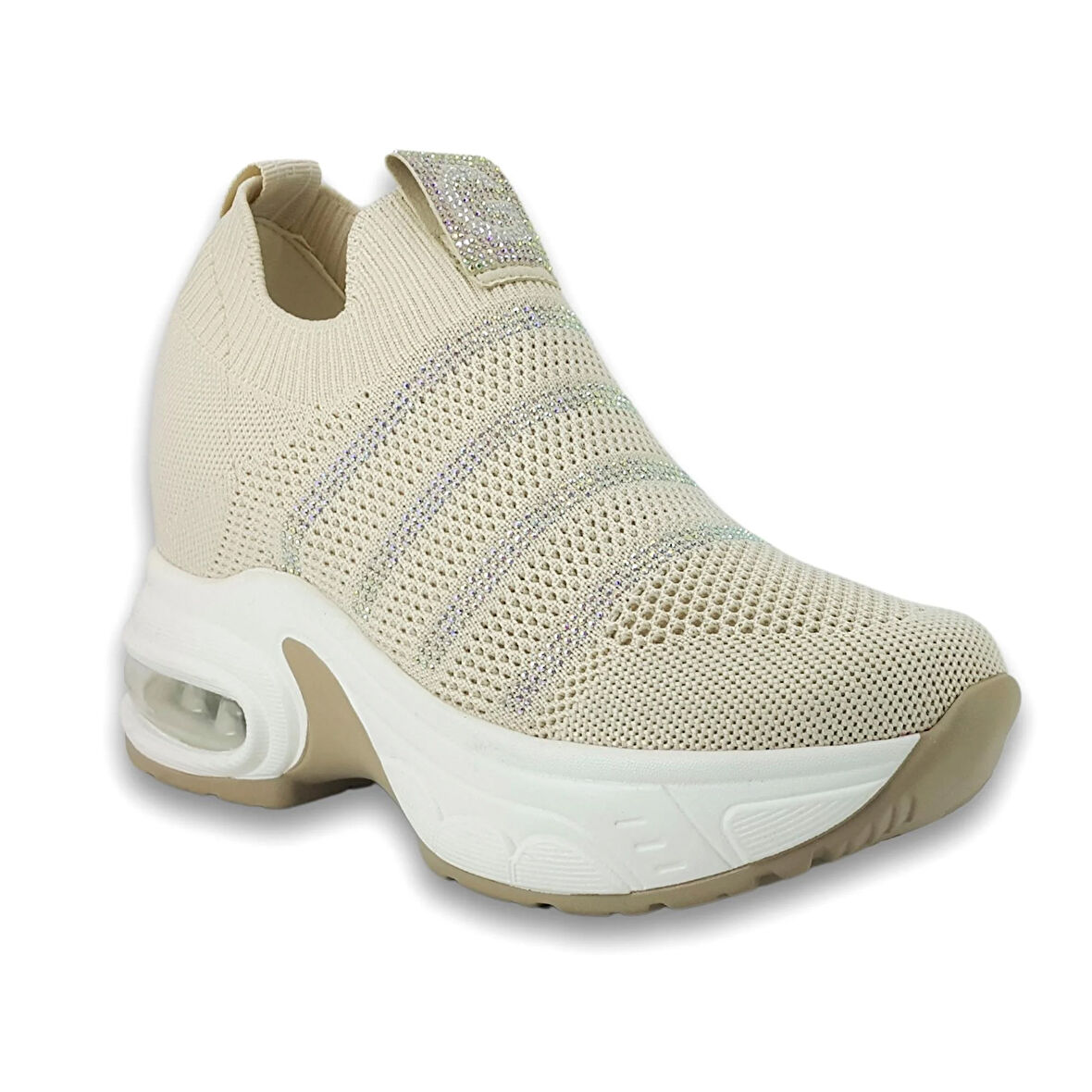 Guja 300 4 25YA Kadın Sneaker Günlük Ayakkabı Bej