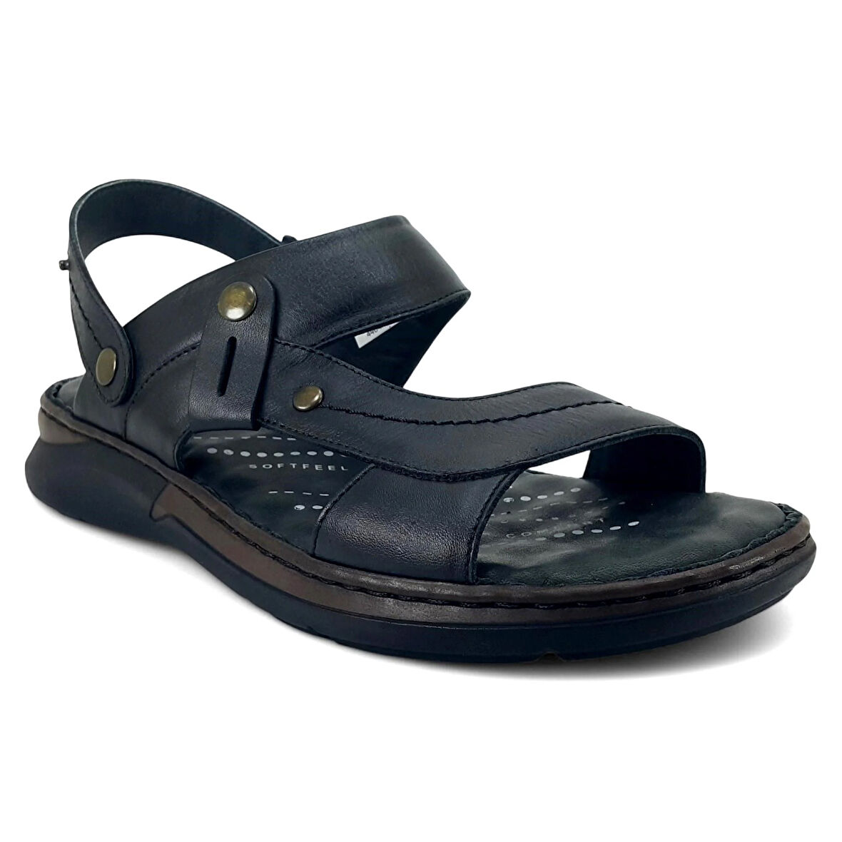 Forelli Ural 25YS Erkek Anatomik Sandalet Siyah