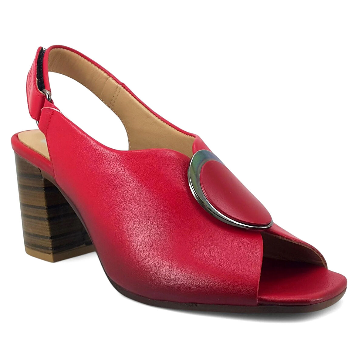 Venüs 2108518 25YS Kadın Günlük Sandalet Kırmızı