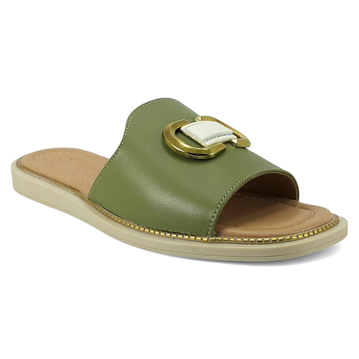 Venüs 2512205 25YT Kadın Günlük Terlik Yeşil