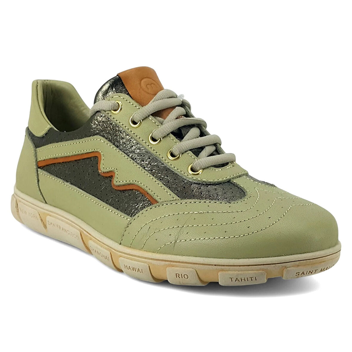 Mammamia 3225 25YA Kadın Günlük Ayakkabı Yeşil