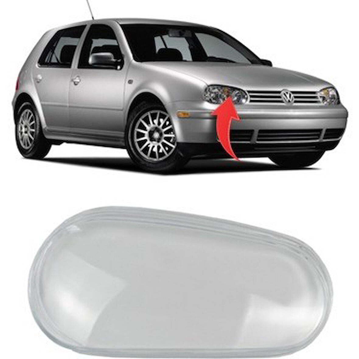 Golf4 Far Camı Sag 1997-2003