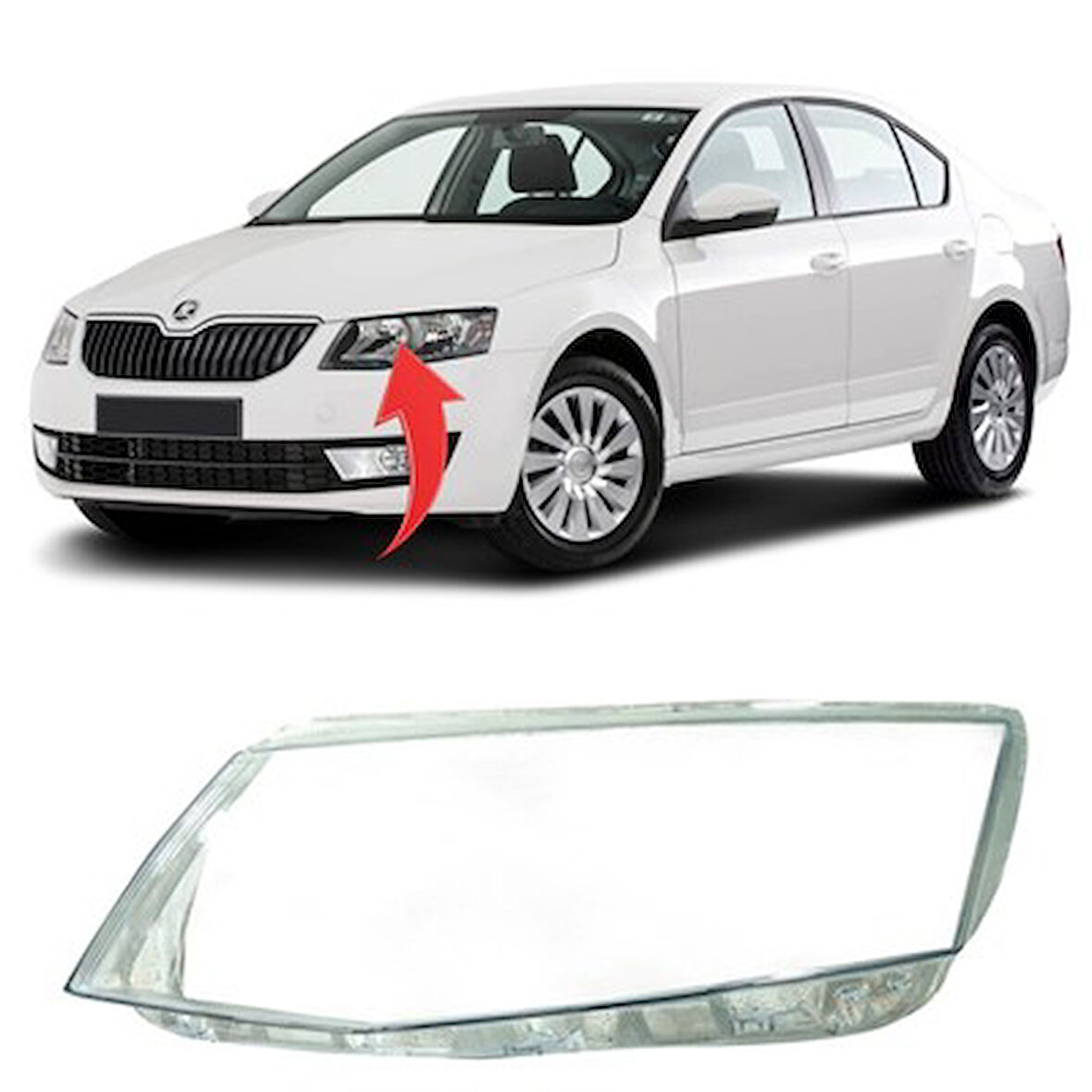 Octavia Far Camı Sol A7 Kasa 2013-2015