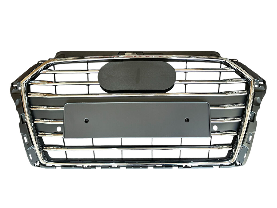 ÖN PANJUR KROM ÇERÇEVE KROM ÇİZGİLİ  MAT SİYAH SENSÖRLÜ TUNİNG TİP A3 SEDAN-HB 2017-2020