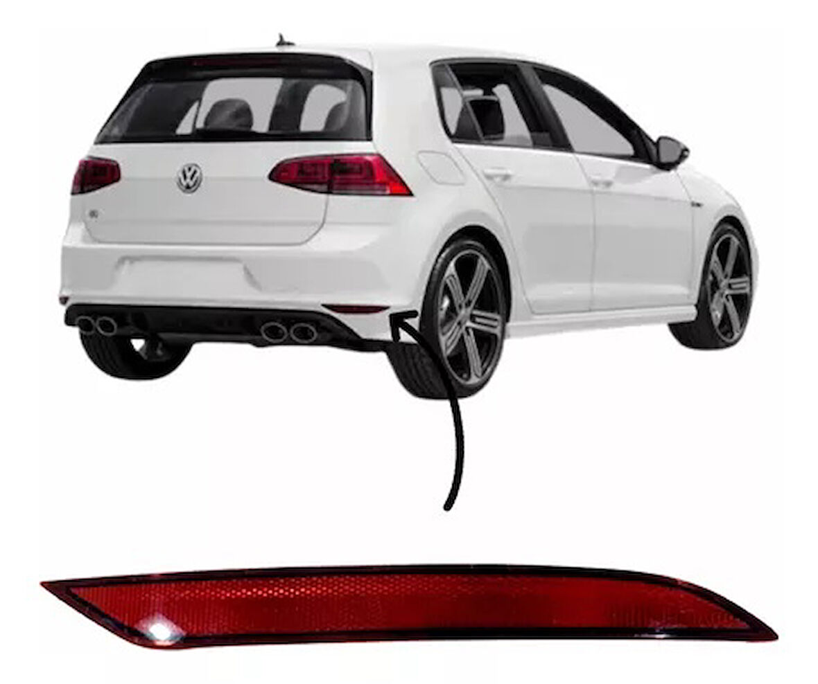 REFLEKTÖR ARKA TAMPON SAG GOLF7.5 2014-2020
