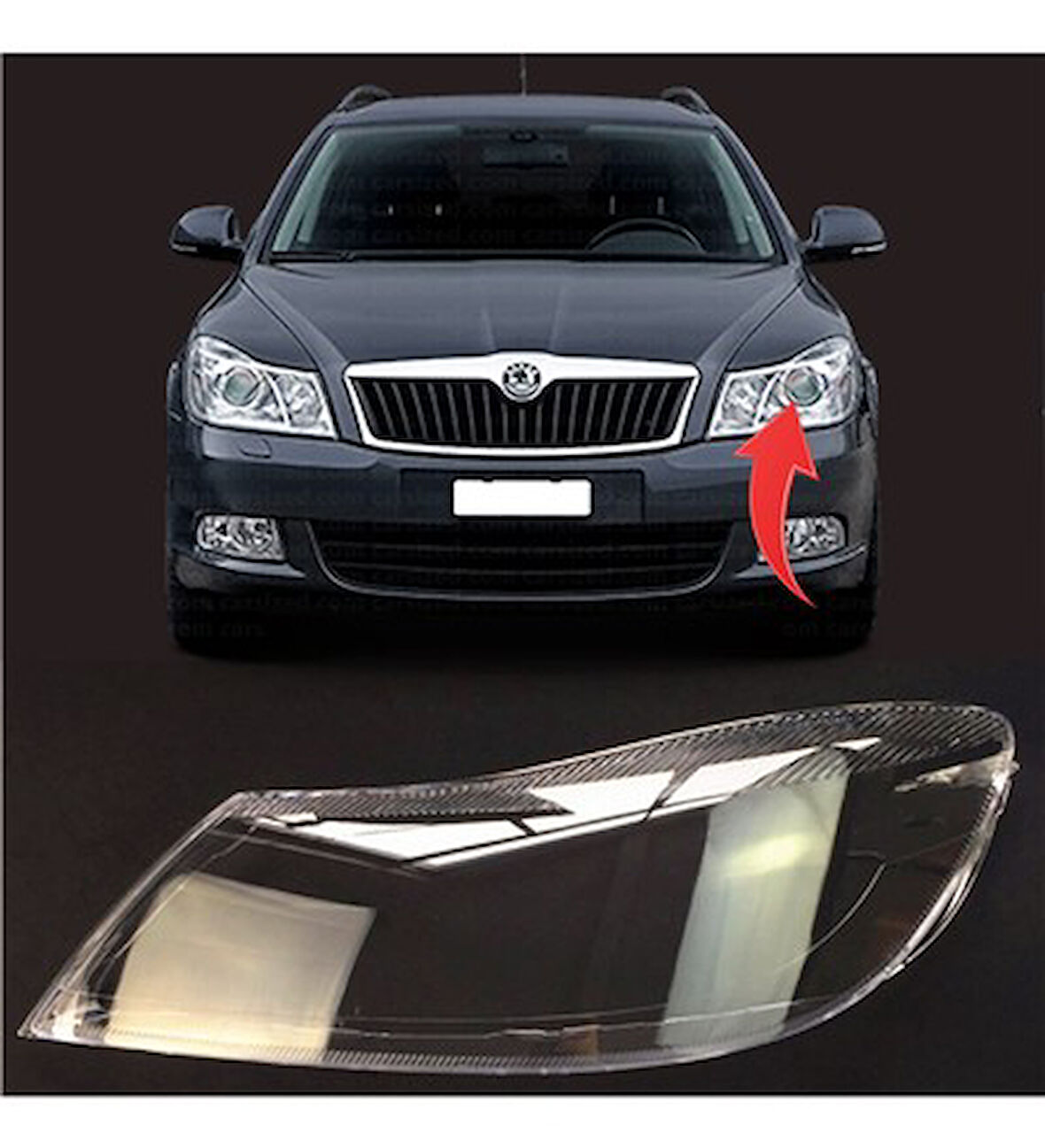 Octavia Far Camı L Facelit Tip Kasa 09-12