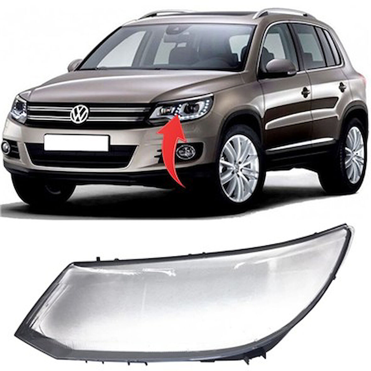 Tıguan Far Camı L 13-16 5N1941005C