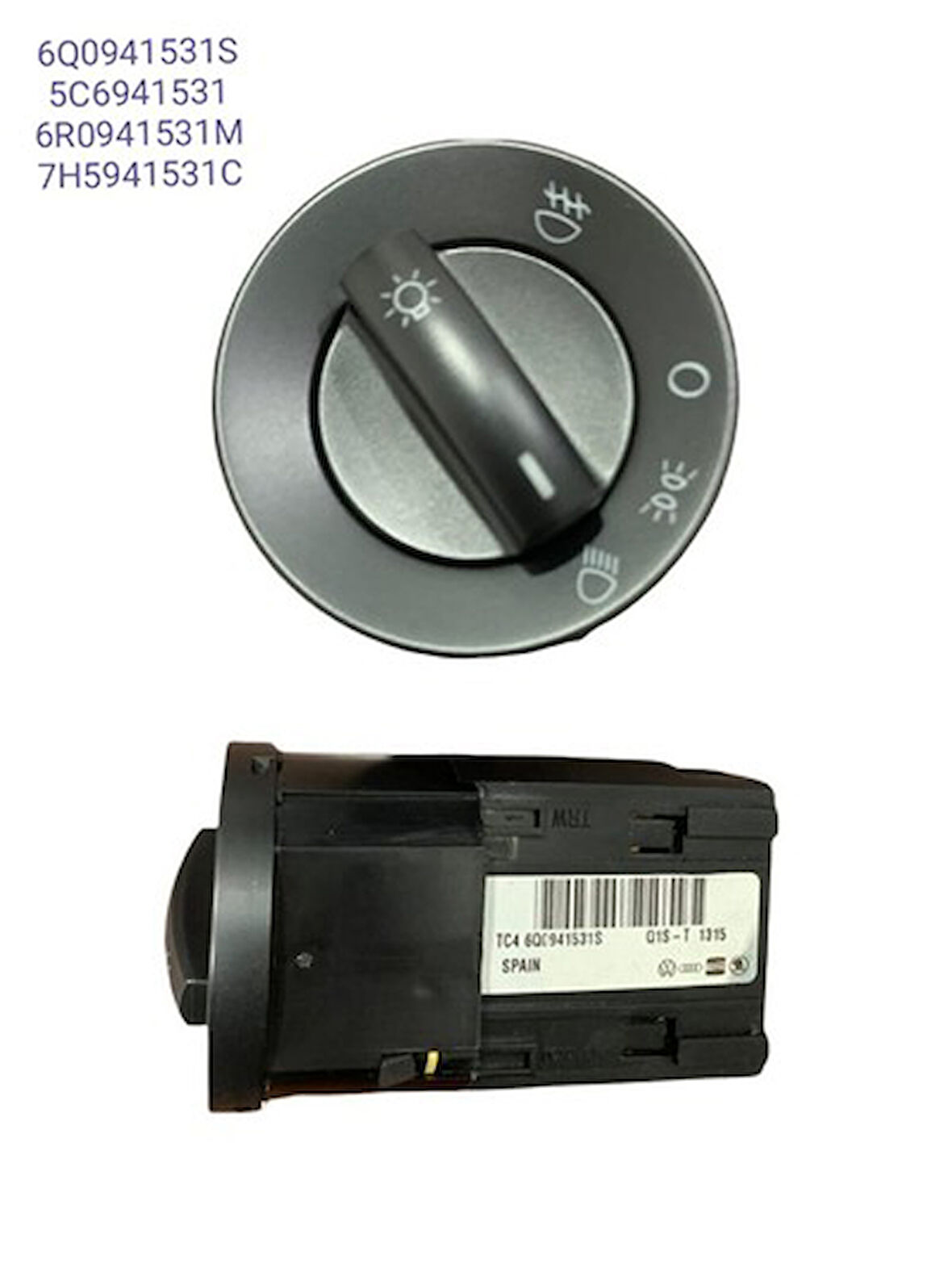 Transporter T5 Far Açma Anahtarı 6Q0941531S