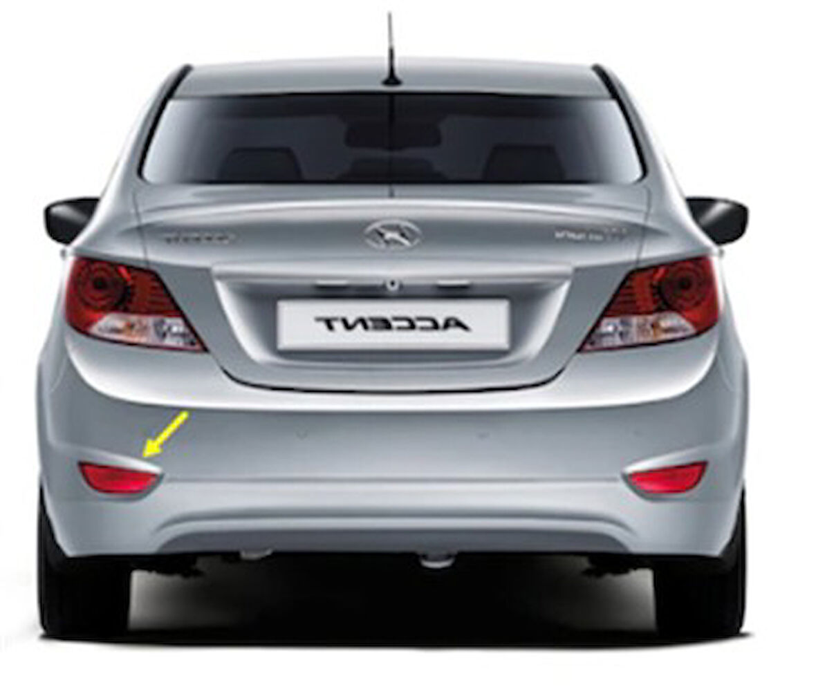 Hyundai Accent Blue Arka Tampon Sol Reflektör 2011 Ve Üstü