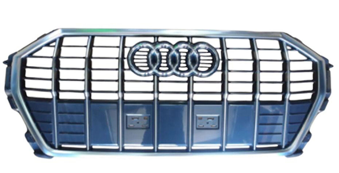 Audi Q3 Ön Panjur Koyu Krom Çerçeve Parlak Siyah Krom 2019-2024