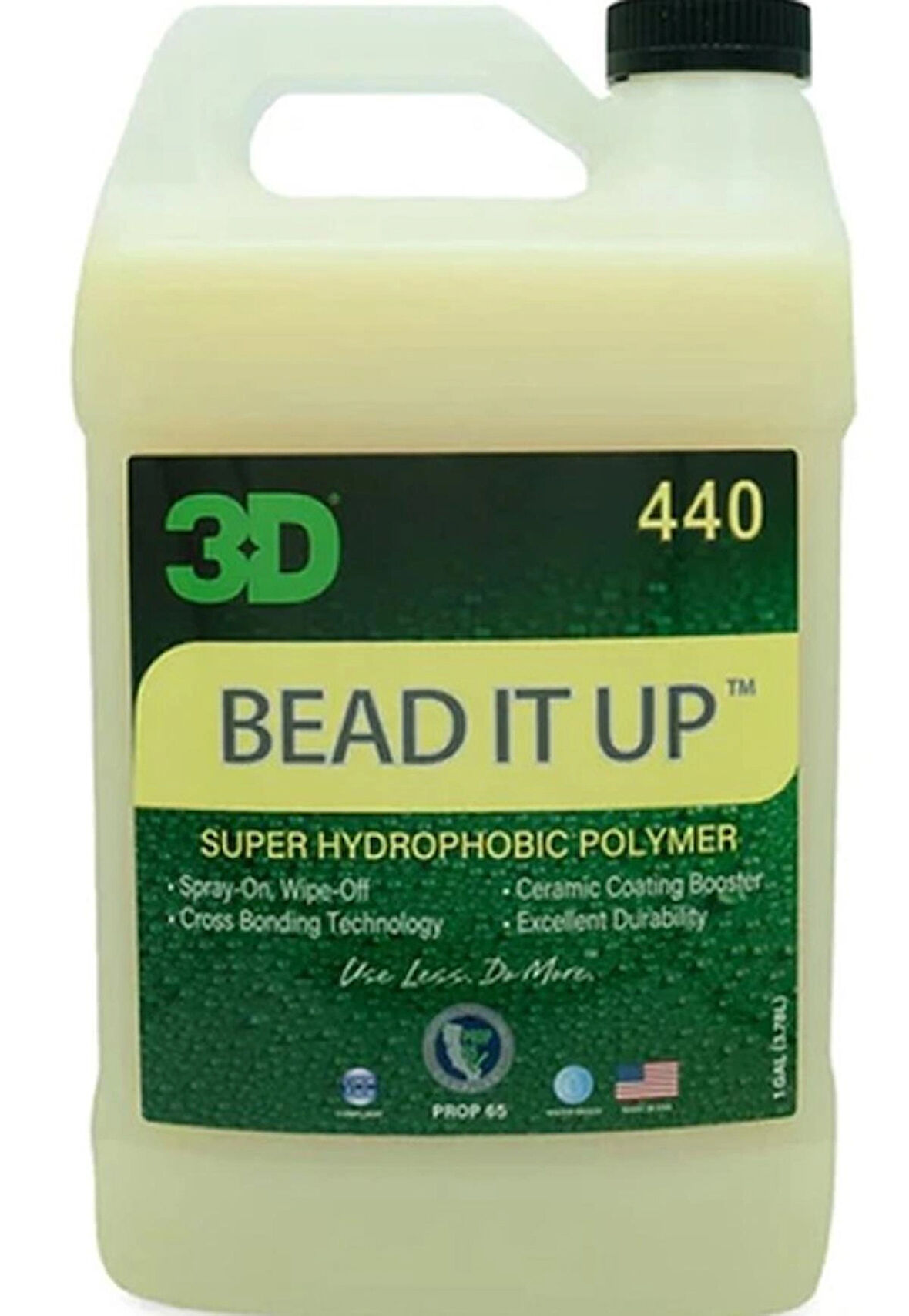 3D Bead İt Up Seramik Bakım Cilası Hızlı Cila 3.79 LT