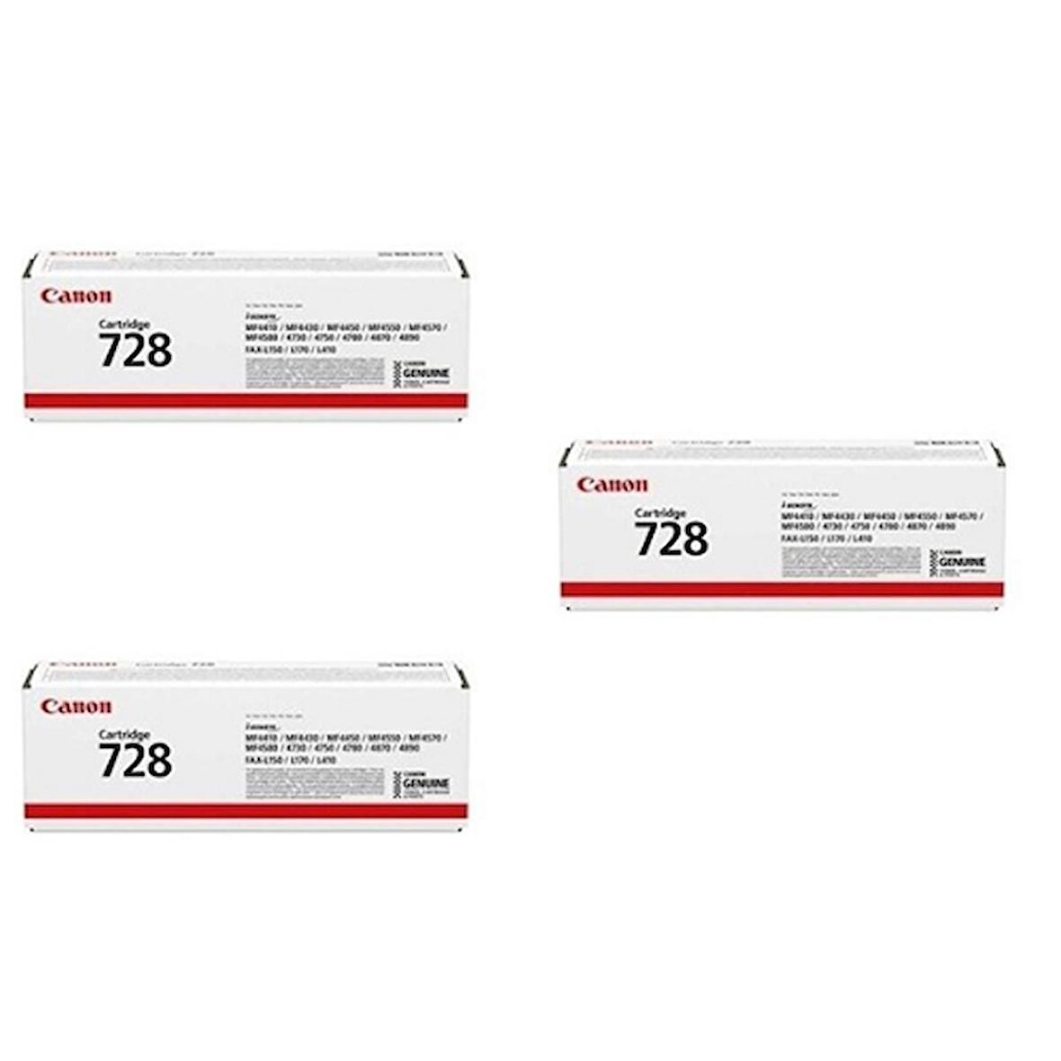 Canon CRG-728 Orjinal Toner 3'LÜ Avantaj Paket MF-4450