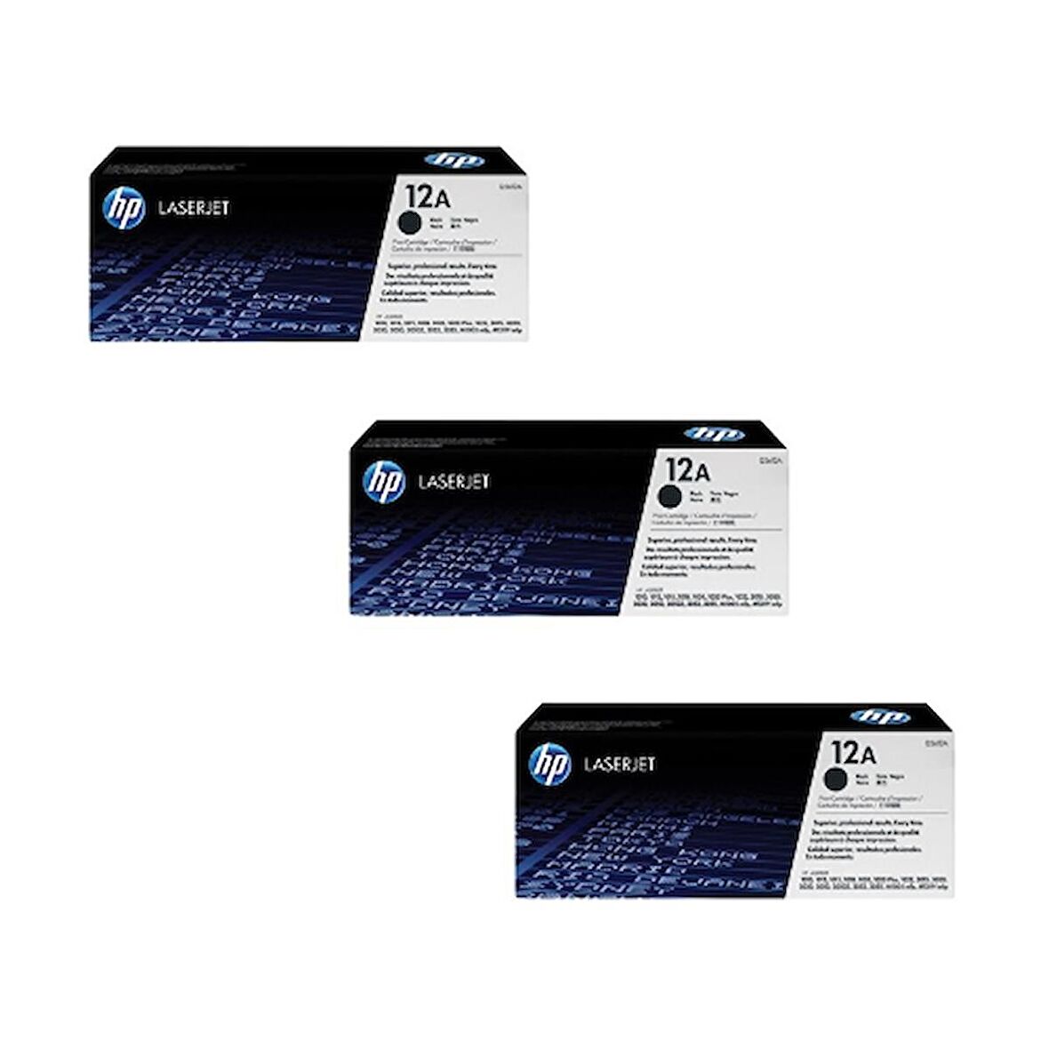 Hp (12A) Q2612A Orjinal Toner 3'LÜ Avantaj Paket 3030