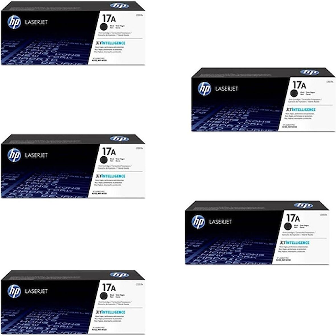 Hp (17A) CF217A Orjinal Toner 5'Lİ Avantaj Paket G3Q60a