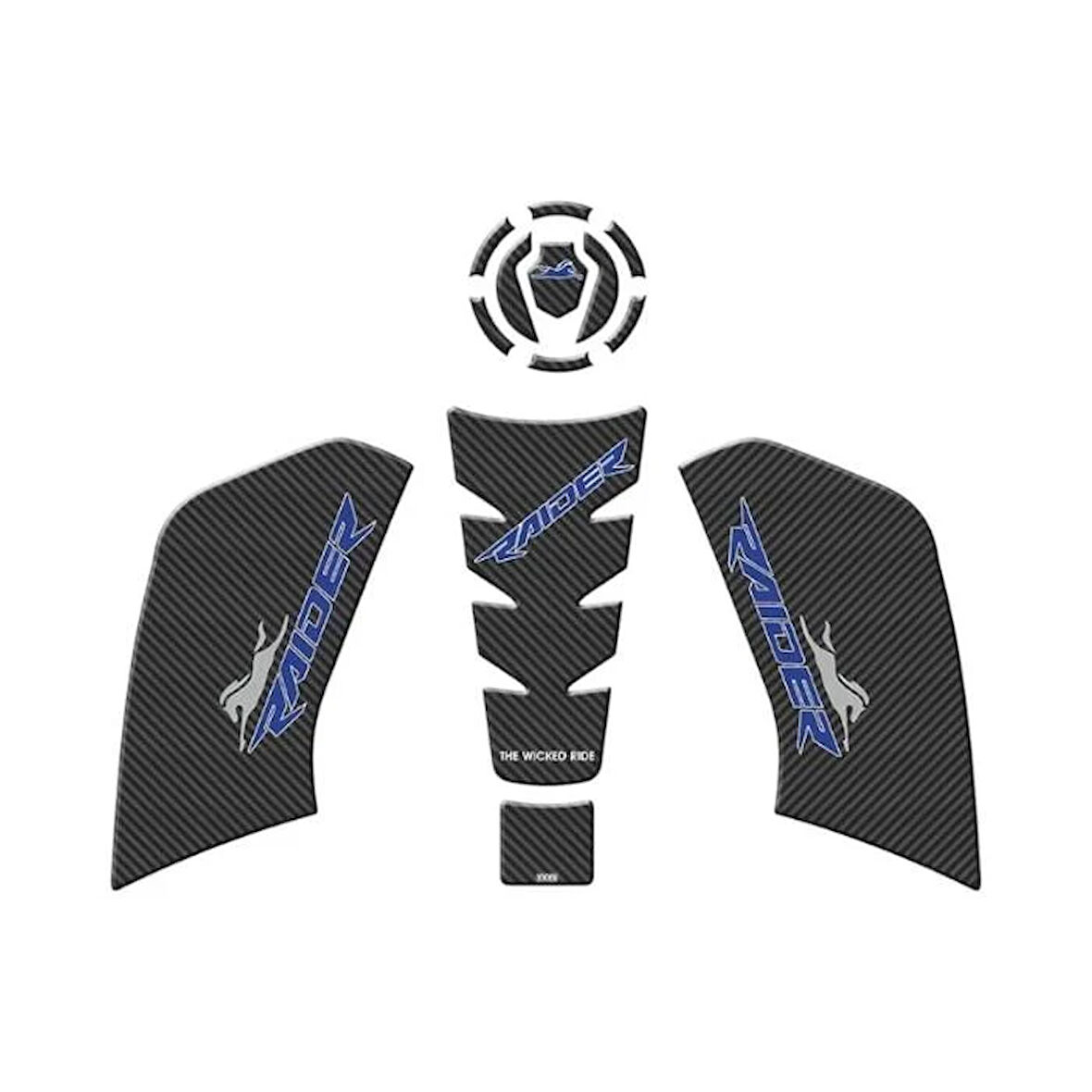 Gogo Tank Pad Set 004 Tvs Raider 125 2023-2024