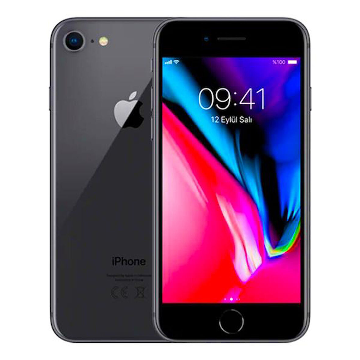 APPLE IPHONE 8 SPACE GRAY 256GB YENILENMIS B KALITE (12 AY GARANTILI)