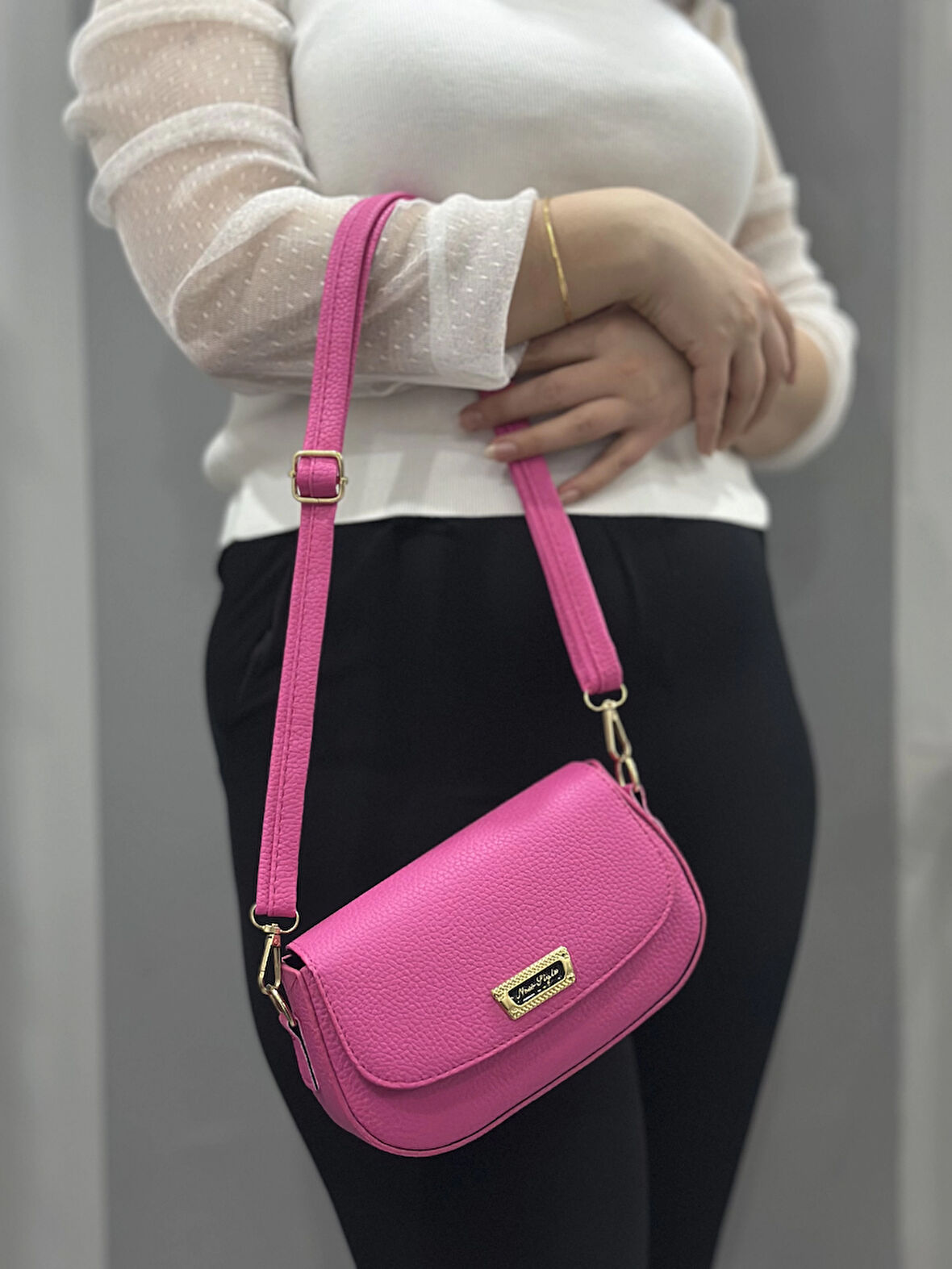 Pembe cilt jessi çanta