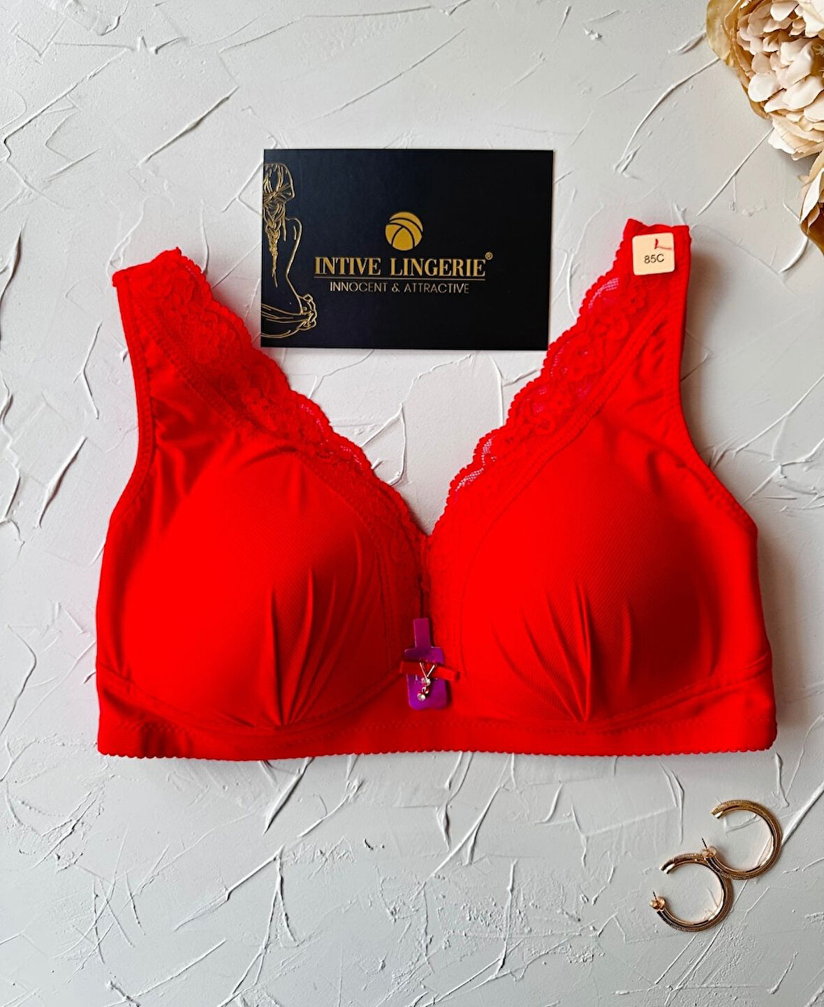 Harper Balensiz Desteksiz V Yaka Kesim Kaplı Dantelli Ultra Kaliteli Rahat C Cup Sütyen